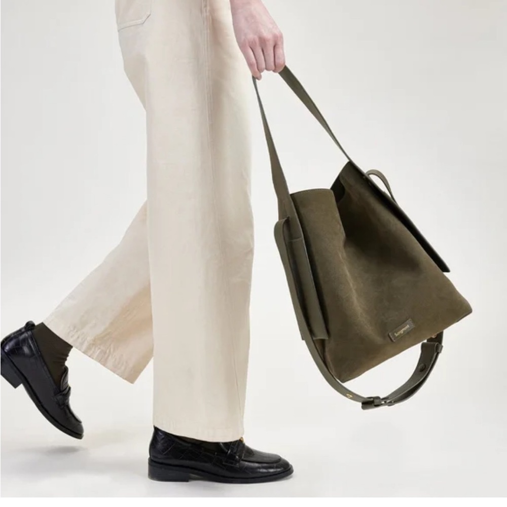 Songmont Suede Shoulder Bag